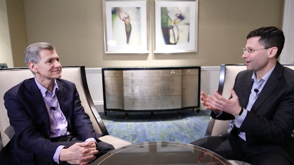 P&G's Marc Pritchard speaks to Jun Group chief executive, Mitchell Reichgut