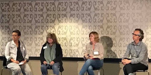 Andeen Pitt, Mary Knight and Lori Bartle join Doug Zanger live on stage in Portland Andeen Pitt, Mary Knight and Lori Bartle join Doug Zanger live on stage in Portland