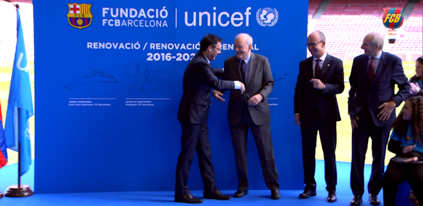 Barcelona renew Unicef deal
