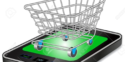 Shopping cart with mobile checkout