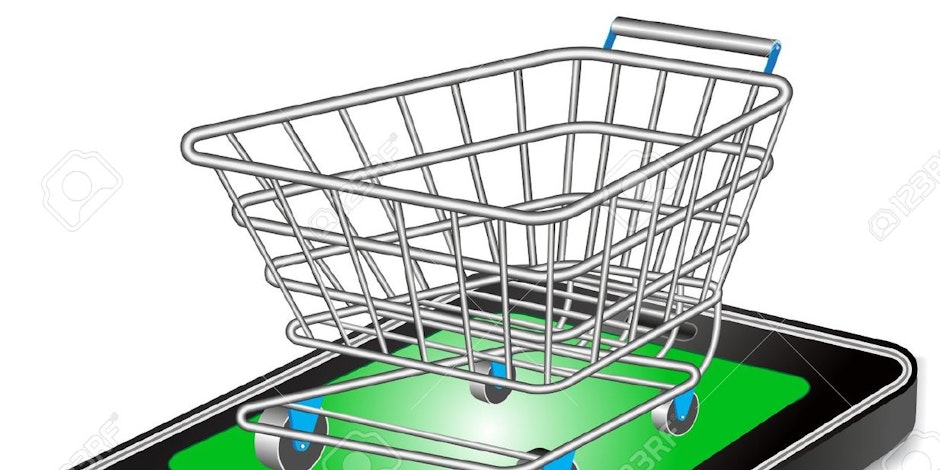 Shopping cart with mobile checkout
