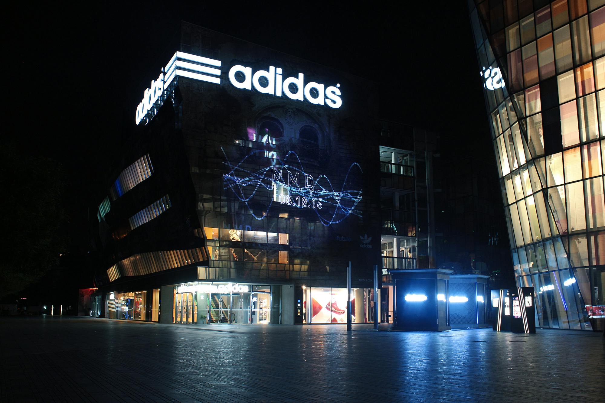 Adidas china shop growth target