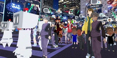 Virtual Shibuya Halloween event