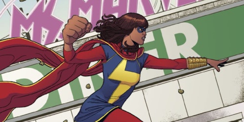 Kamala Khan, a Muslim teenage girl who is the current Ms Marvel