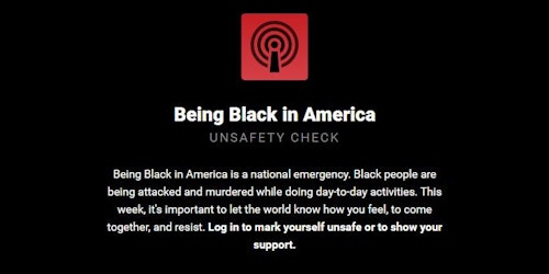 Black Lives Matter launches website for black people to mark themselves unsafe