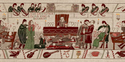 The Red Wedding in tapestry form