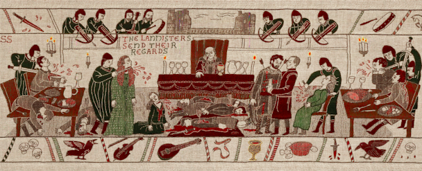 The Red Wedding in tapestry form