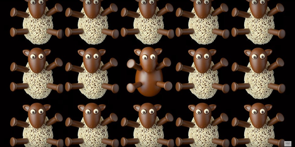 chocolate sheep m&s