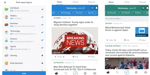Reddit adds News section as beta feature on iOS