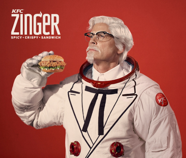 Rob Lowe plays the Colonel to promote KFC’s new addition to the U.S. menu