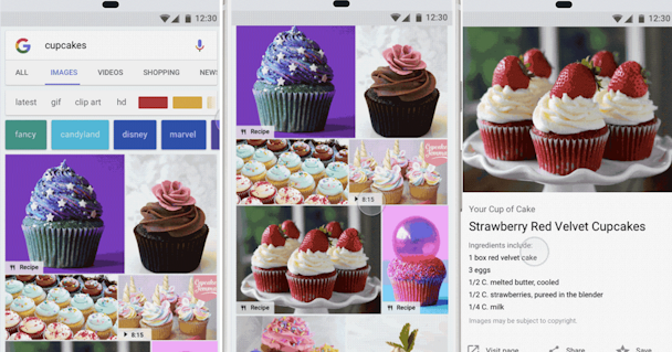 Google is adding badges to mobile image search results.