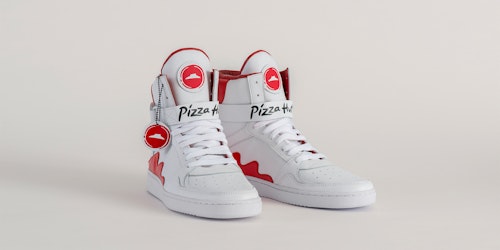 Pizza Hut is giving away the last four pairs of its Pie Tops to coincide with college basketball's Final Four.