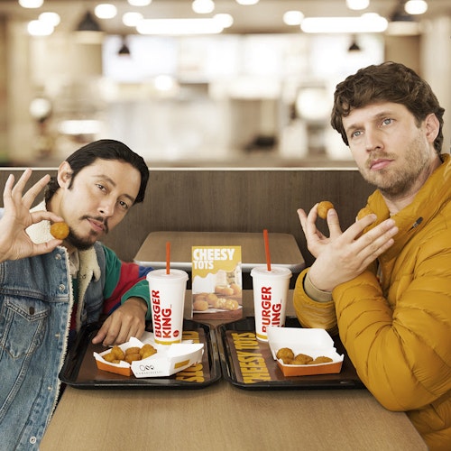 Napoleon Dynamite and Pedro Sanchez have reunited to promote Burger King's Cheesy Tots.