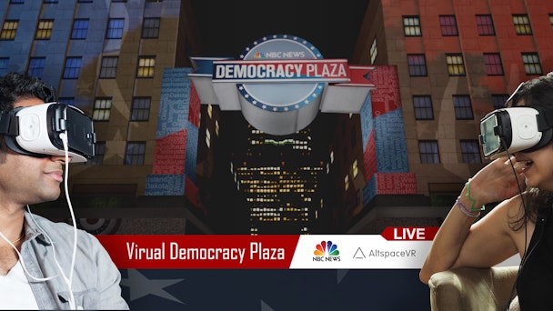NBC News' Democracy Plaza is tacking on VR for the 2016 election.