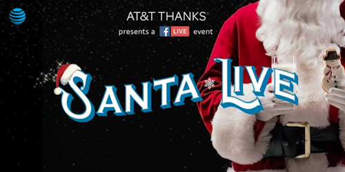 Santa to read Nice List on Facebook Live
