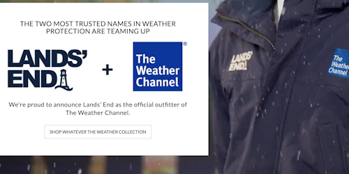 Weather Channel and Lands' End