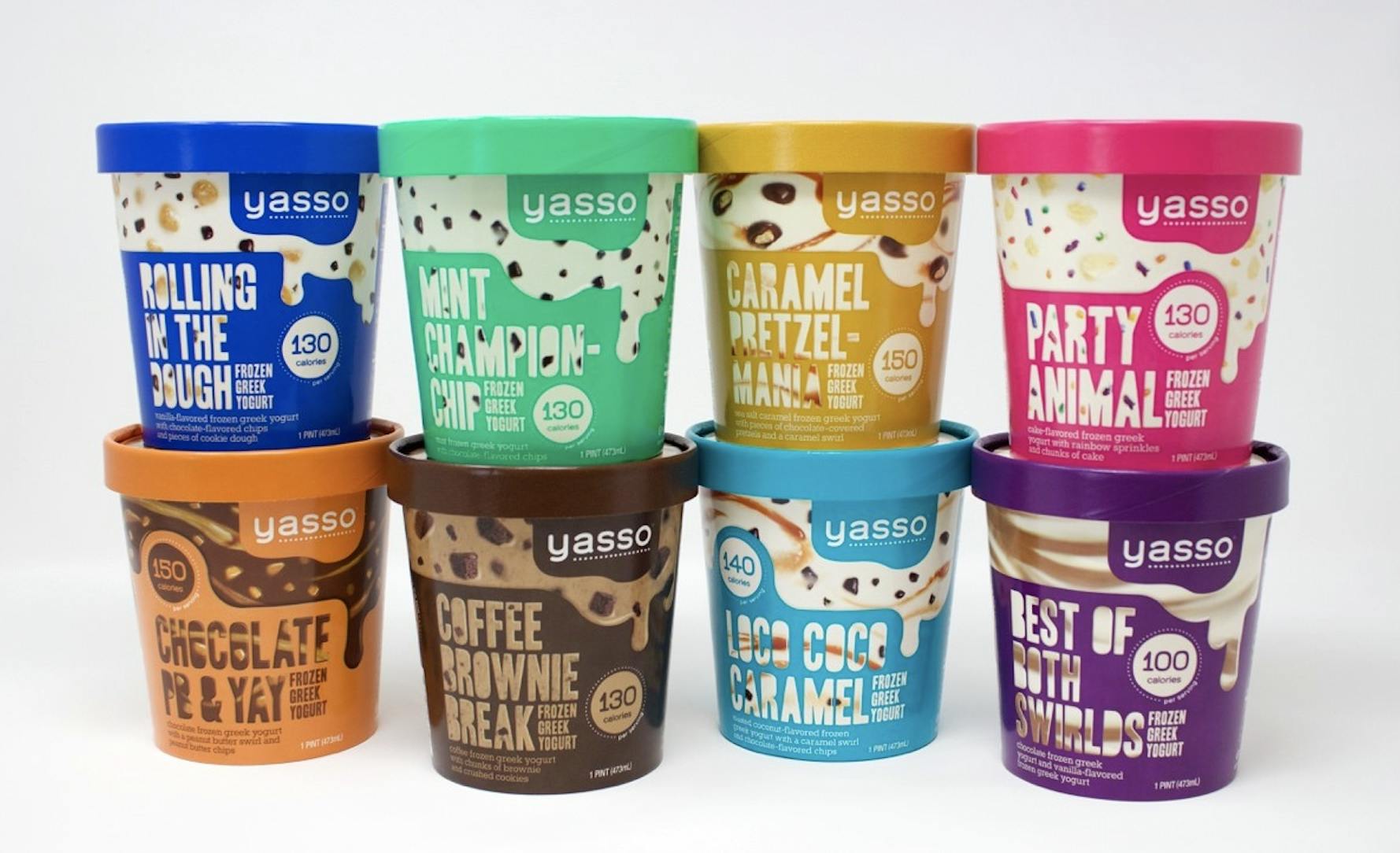 Yasso frozen yogurt introduces pints with new packaging and web design