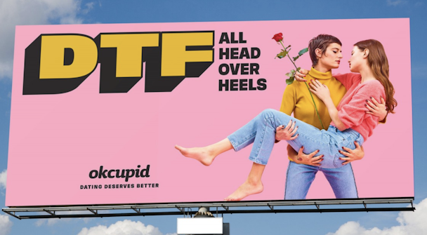 OkCupid DTF campaign