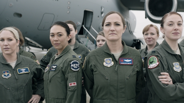 US Air Force promotes women pilots as superheroes in recruitment