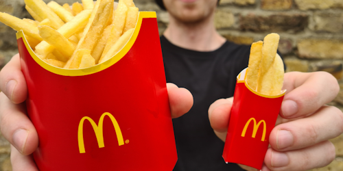 McDonalds 3 fries