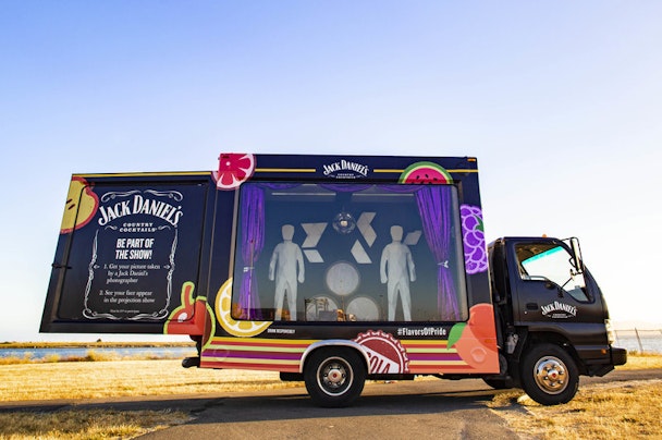 Jack Daniel's celebrates LGBTQ diversity through a mobile interactive art project at LA Pride Festival