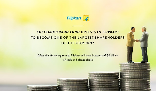 SoftBank Vision Fund invests $2.5bn in Flipkart to leverage technology in India