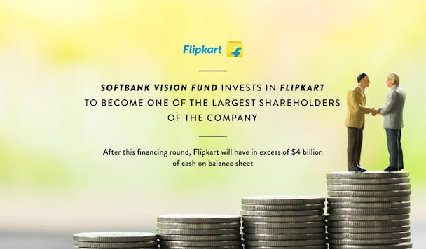 SoftBank Vision Fund invests $2.5bn in Flipkart to leverage technology in India SoftBank Vision Fund invests $2.5bn in Flipkart to leverage technology in India