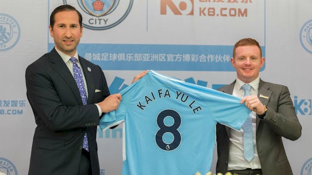 Manchester City FC inks a multi-year deal with Kai-Fa Yule K8.com as their Official Betting Partner in Asia Manchester City FC inks a multi-year deal with Kai-Fa Yule K8.com as their Official Betting Partner in Asia