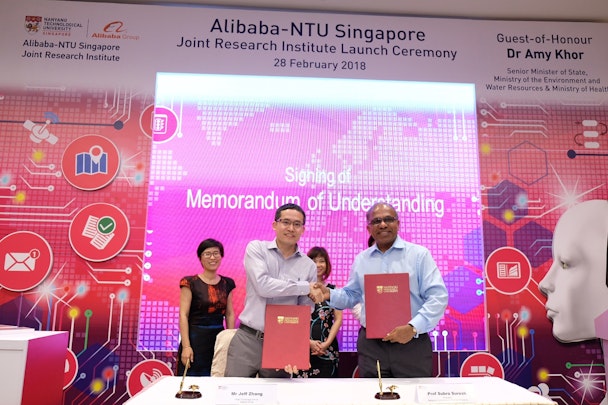 Alibaba signs MoU with NTU Singapore to establish first its first AI research institute outside China