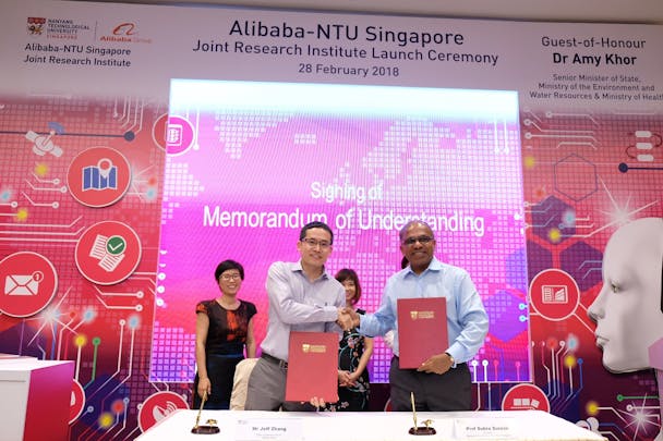Alibaba signs MoU with NTU Singapore to establish first its first AI research institute outside China Alibaba signs MoU with NTU Singapore to establish first its first AI research institute outside China
