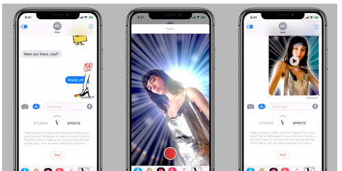 American Vogue collaborates with Apple to roll out augmented reality features on iPhone X