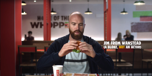 Brad Lubin directs Burger King's latest campaign to unveil its new range