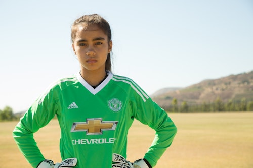 Chevrolet encourages young girls to set goals for themselves in its latest campaign with partner Manchester United 