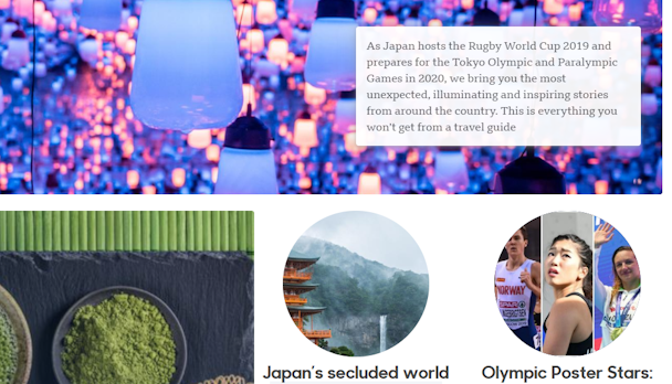 BBC News rolls out a micro digital website 'Japan 2020' ahead of the Tokyo Olympics