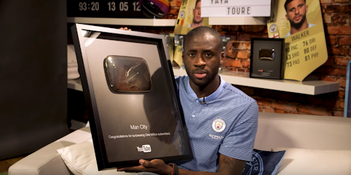 Manchester City Football Club continues its successful run off pitch as it reaches one million subscribers on YouTube