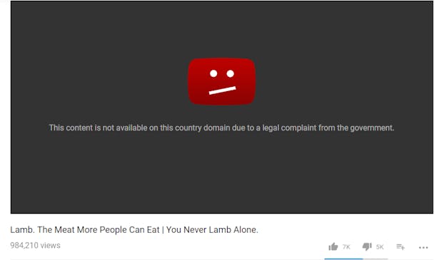 YouTube pulls off “You Never Lamb Alone" campaign following protests from Hindus worldwide YouTube pulls off “You Never Lamb Alone" campaign following protests from Hindus worldwide