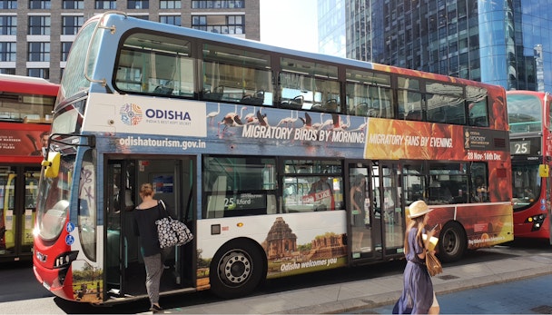 Odisha Government unveils bus advertising campaign in London for men's hockey world cup Bhubaneswar 2018