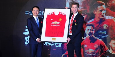 Manchester United partners PingAn Bank to further engage Chinese fans
