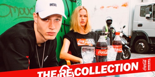 Diesel and Coca-Cola raise awareness around recycling with a new range