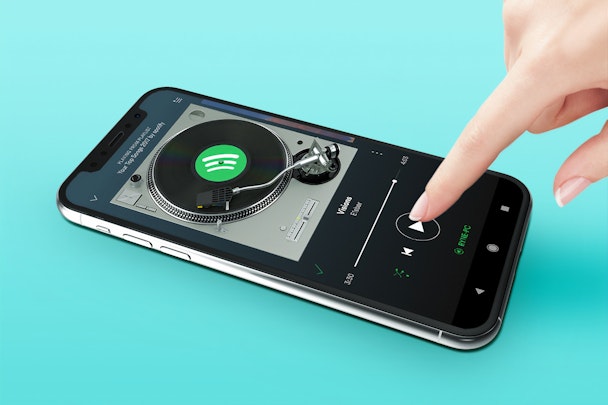 With ad revenues down 21%, Spotify is encouraged by growth in podcast ads