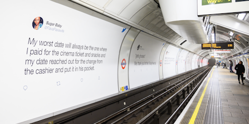 Twitter takes over London with funny dating tweets to act as Valentine's antidote