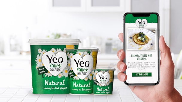 Last week, Yeo Valley Organic launched ‘always on’ connected packaging across its product portfolio
