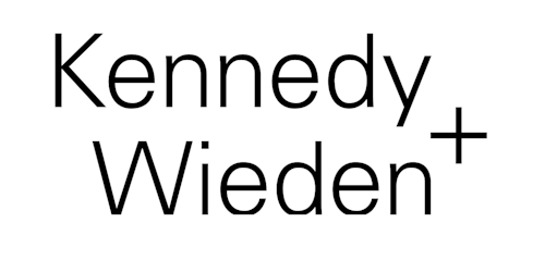 W+K wordmark with reverse order
