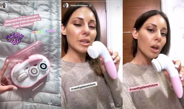 Louise Thompson instagram story Louise Thompson instagram story
