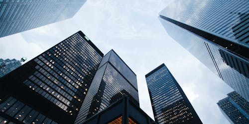 business offices in a business district business offices in a business district