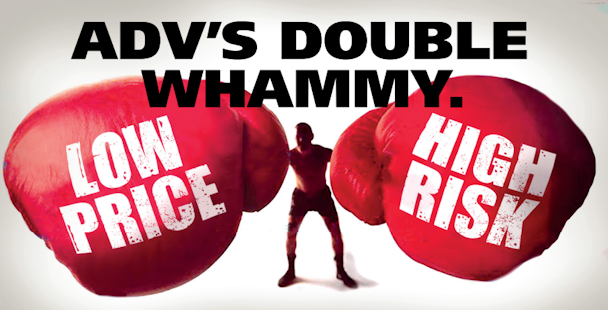 M&C's 'Double Whammy' poster, revived as part of a letter sent to shareholders this week