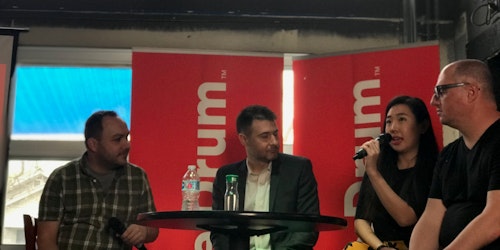 The Drum x Bing 'The age of AI-powered search' panel at The Drum Arms in Austin 2019