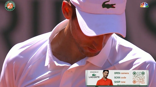 Lacoste ran a ShoppableTV spot during the French Open