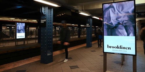 One of the new digital displays Outfront Media is placing throughout New York