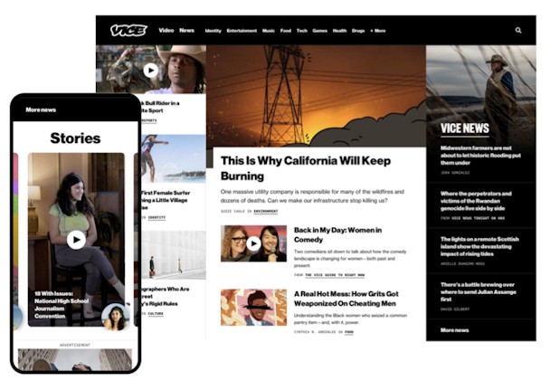 Vice is streamlining its website and adding monetizable vertical videos